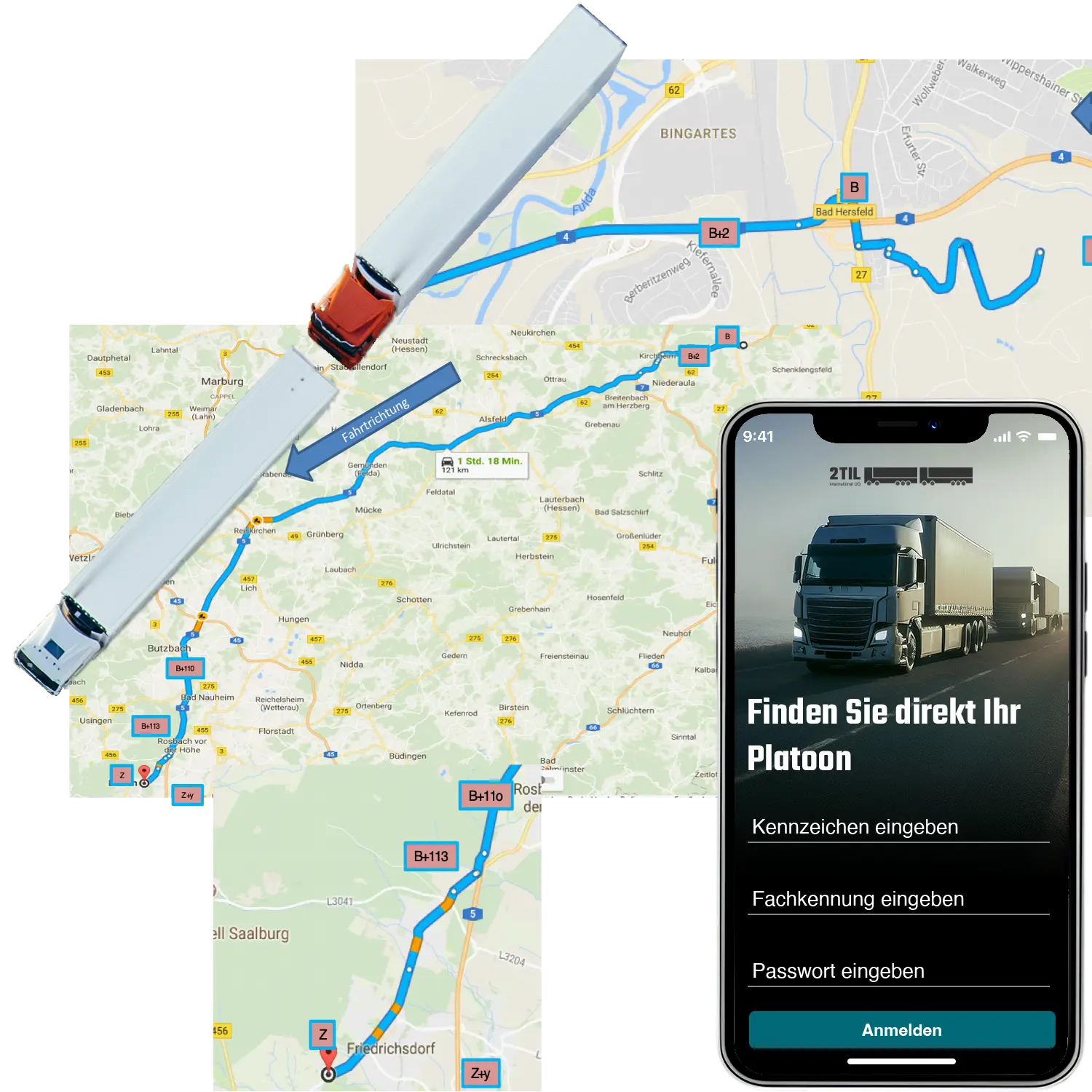 2Til-platooning plattform